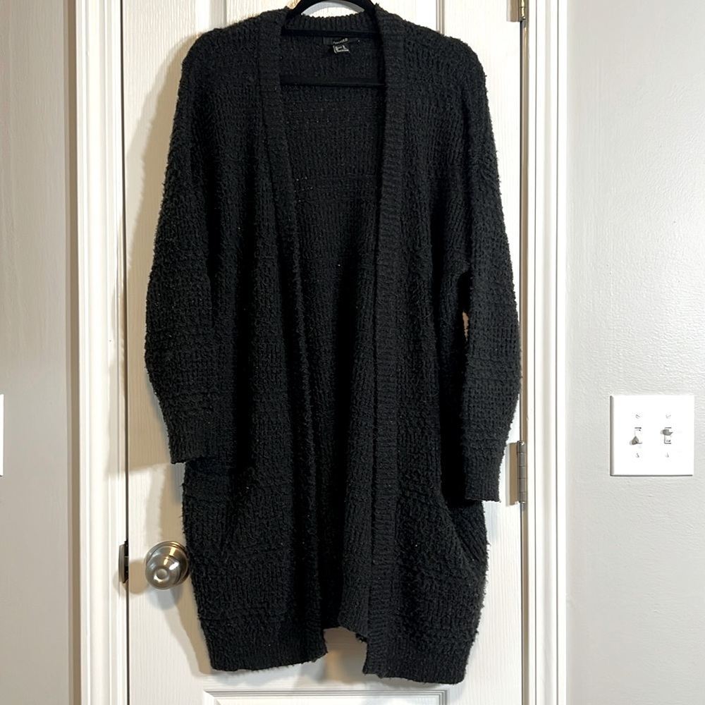 Long black sweater sz M